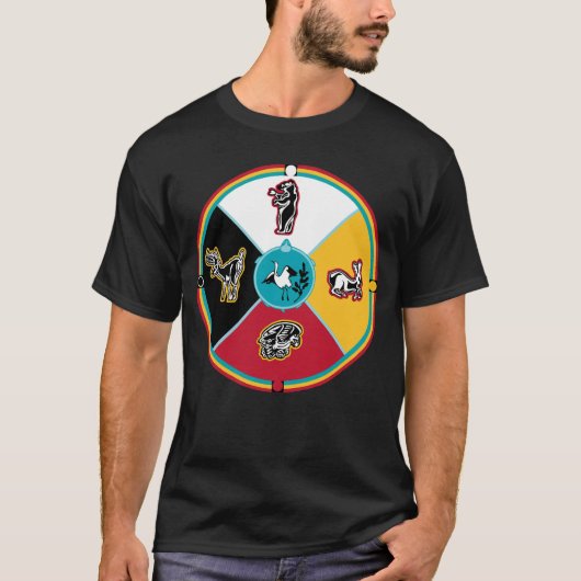 Flag of the Sault Ste. Marie Tribe Chippewa Indian T-Shirt (Vorderseite)