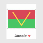 Flag of the South Kasai (1960–1962) Aufkleber (Blatt)