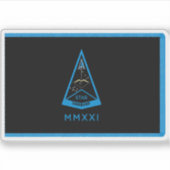 Flag of the Space Training and Readiness Command Aufkleber (Vorderseite)