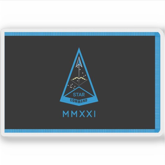 Flag of the Space Training and Readiness Command Aufkleber (Vorderseite)