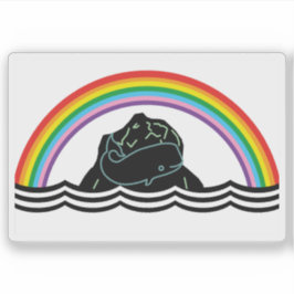 Flag of the State of Waveland (Rockall), Scotland Aufkleber