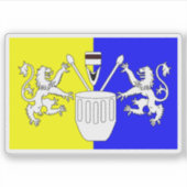 Flag of the Tooro People, Uganda Aufkleber (Vorderseite)