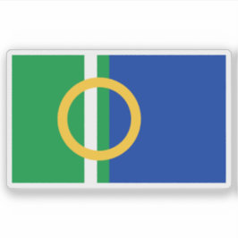 Flag of the town of Calne, England Aufkleber