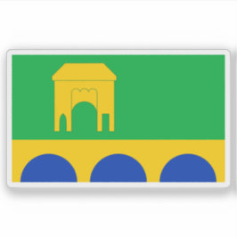 Flag of the town of Monmouth, Wales Aufkleber