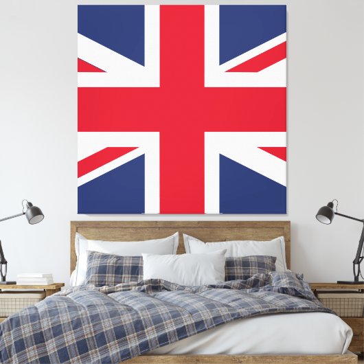 Flag of the United Kingdom Leinwanddruck (Insitu (Schlafzimmer))