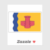 Flag of the village of Bothwell, Scotland Aufkleber (Blatt)