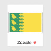 Flag of the village of Finchfield, England Aufkleber (Blatt)