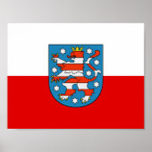 Flag of Thuringia Poster (Vorne)