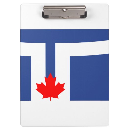 Flag of Toronto, Ontario Clipboard Klemmbrett (Vorderseite)