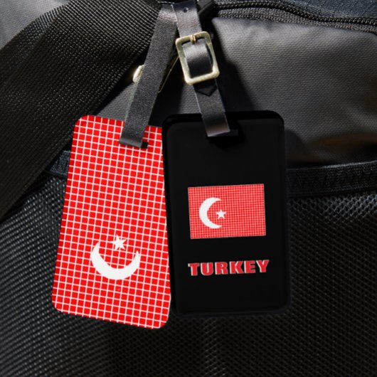 Flag of Turkey Luggage Tag Gepäckanhänger