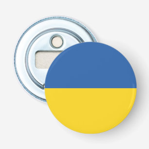 Flag of Ukraine Button Flaschenöffner