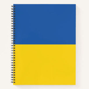Flag of Ukraine Button Notizblock