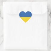 Flag of Ukraine Button Square Sticker (Tasche)