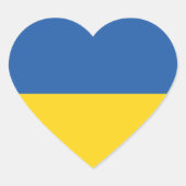Flag of Ukraine Button Square Sticker (Vorderseite)