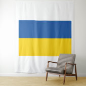 Flag of Ukraine Button Wandteppich (Beispiel)