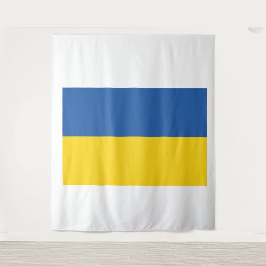 Flag of Ukraine Button Wandteppich (Vorderseite)