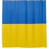 Flag of Ukraine Duschvorhang (Vorderseite)