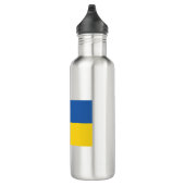Flag of Ukraine Edelstahlflasche (Rechts)