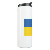 Flag of Ukraine Thermosbecher (Nach links gedreht)