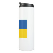Flag of Ukraine Thermosbecher (Nach rechts gedreht)