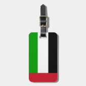 Flag of United Arab Emirates Easy ID Personal Gepäckanhänger (Vorderseite vertikal)