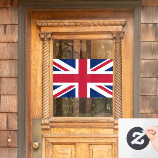 Flag of United Kingdom Fensteraufkleber (Haustür)