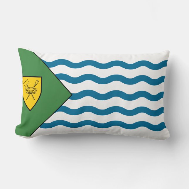 Flag of Vancouver, British Columbia Lumbar Pillow Lendenkissen (Vorderseite)