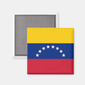 Flag of Venezuela fridge magnet (Vorderseite/Rückseite)