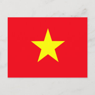 Flag of Vietnam Postkarte