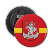 Flag of Vilnius, Lithuania Bottle Opener Flaschenöffner (Vorderseite)