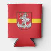 Flag of Vilnius, Lithuania Can Cooler Dosenkühler (Vorderseite)