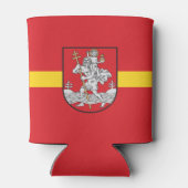 Flag of Vilnius, Lithuania Can Cooler Dosenkühler (Rückseite)
