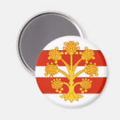 Flag of Westmorland Magnet (Vorderseite/Rückseite)