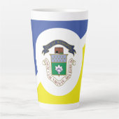 Flag of Winnipeg, Manitoba Latte Mug Milchtasse (Vorderseite)