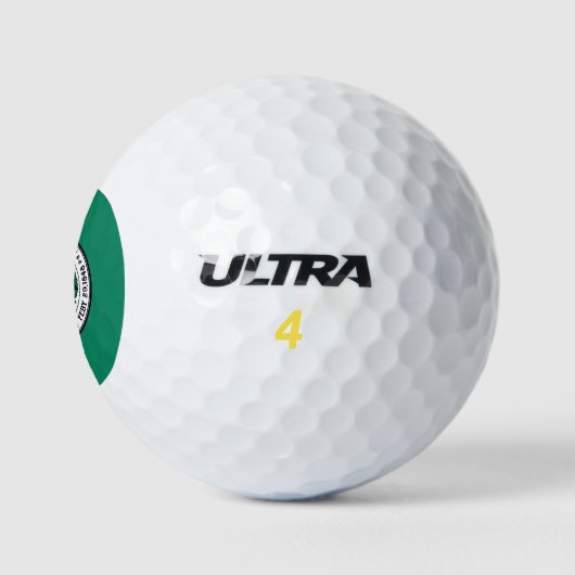 Flag of Worcester, Massachusetts Golf Balls Golfball (Logo)