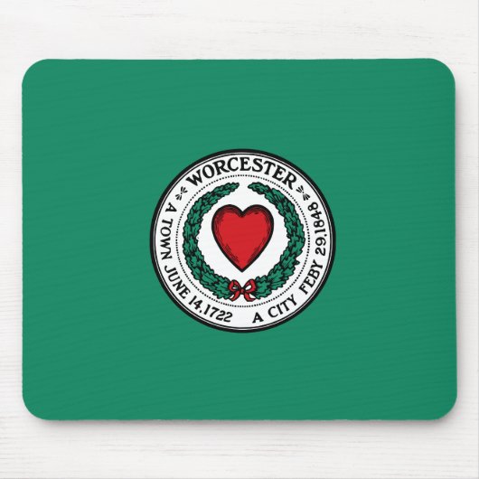 Flag of Worcester, Massachusetts Mouse Pad Mousepad (Vorne)