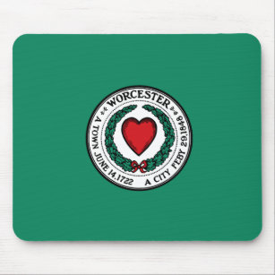 Flag of Worcester, Massachusetts Mouse Pad Mousepad