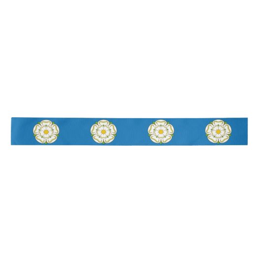 Flag of Yorkshire (English County) Satinband (Vorderseite)
