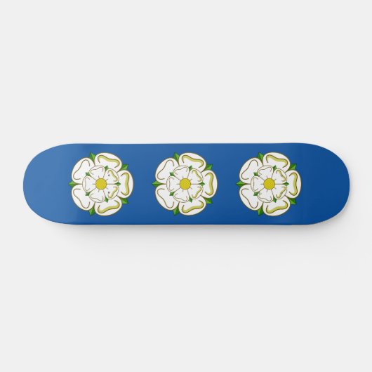 Flag of Yorkshire  Skateboard (Horizontal)
