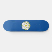 Flag of Yorkshire Skateboard (Horizontal)