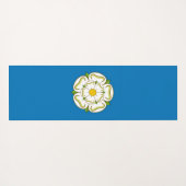 Flag of Yorkshire (UK) Yogamatte (Rückseite (Horizontal))