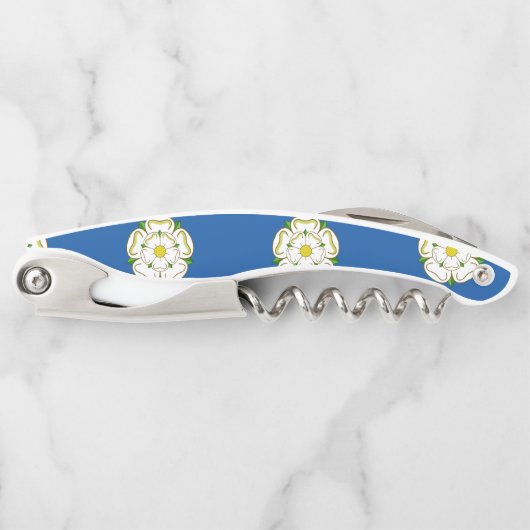 Flag of Yorkshire Waiter's Corkscrew Kellnermesser (Vorderseite)