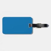 Flag of Zagreb, Croatia Luggage Tag Gepäckanhänger (Rückseite horizontal)