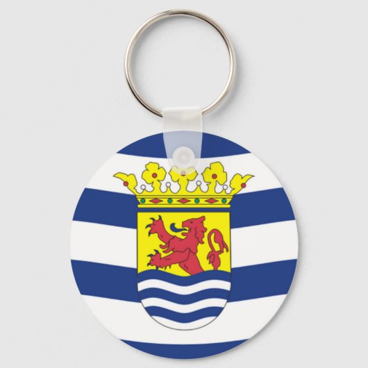 Flag of Zeeland Schlüsselanhänger (Vorderseite)