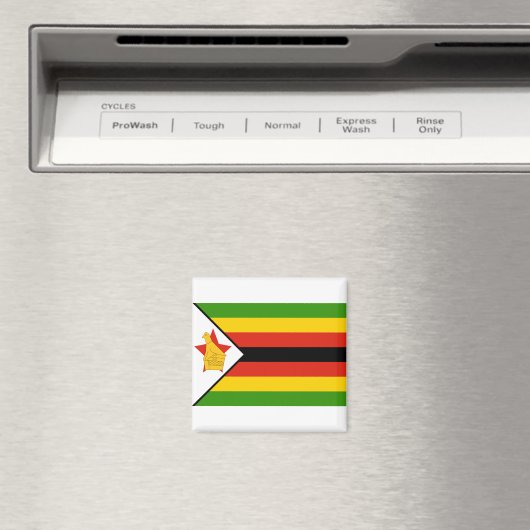 Flag of Zimbabwe Magnet (In Situ (Geschirrspüler))