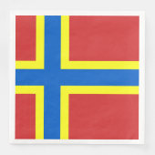 Flag Orkney Paper Dinner Napkins Serviette (Vorderseite)