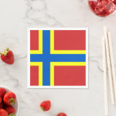 Flag Orkney Paper Napkins Serviette (Beispiel)
