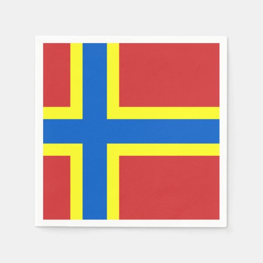 Flag Orkney Paper Napkins Serviette (Vorderseite)