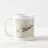 Flag Osttimor + Karte Tasse (Links)