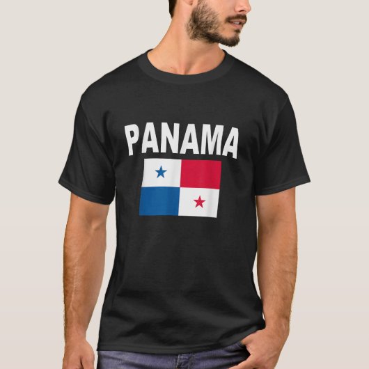 Flag Panama Cool Panamaflaggen Geschenk Top T-Shir (Vorderseite)
